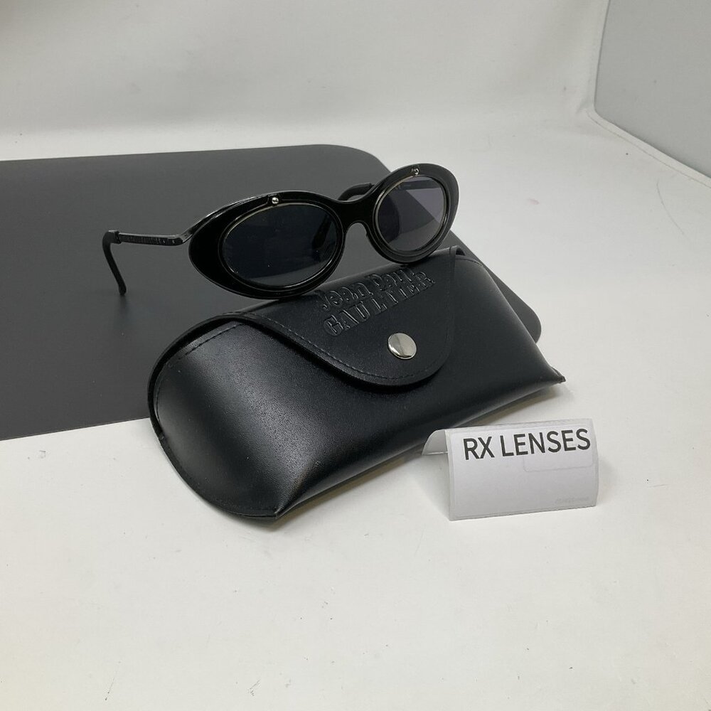 Jean Paul Gaultier 56-7201 Vintage Eyeglasses Sunglasses RARE Black FRAME ONLY